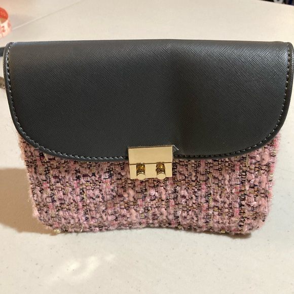 Icing Small Pink Tweed, Crossbody purse, - Picture 3 of 12